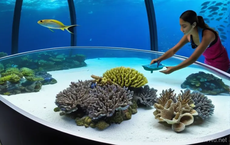 몰디브 5성급 호텔 추천 - **Prompt for Exquisite Underwater Dining:**
    "An awe-inspiring, high-end underwater restaurant in...