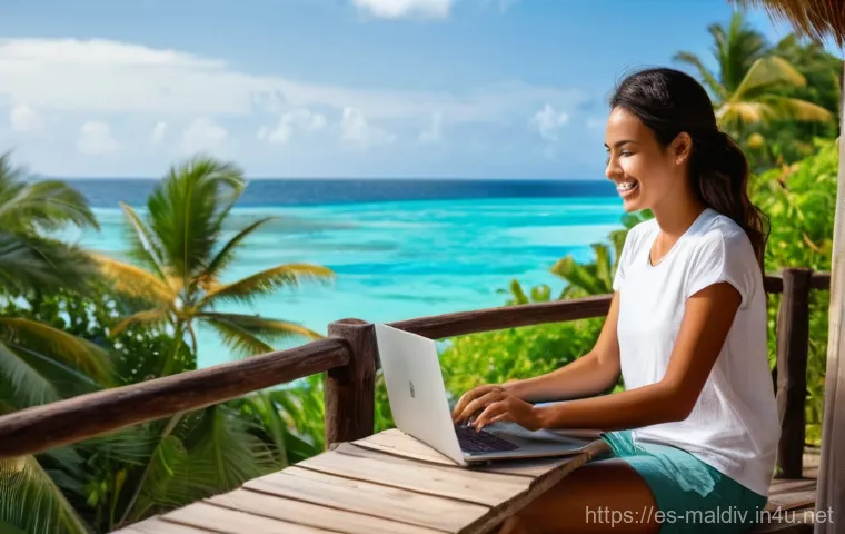 몰디브 사무용 호텔 - **Prompt 1: Luxury Over-Water Office in the Maldives**
    "An elegant professional woman, mid-30s, ...